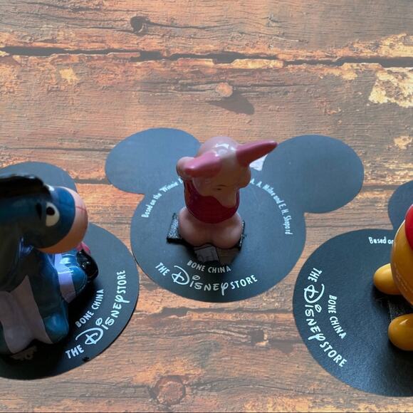 The Disney Store Bone China Winnie the Pooh and Friends 3 Figurines - Picture 4 of 6